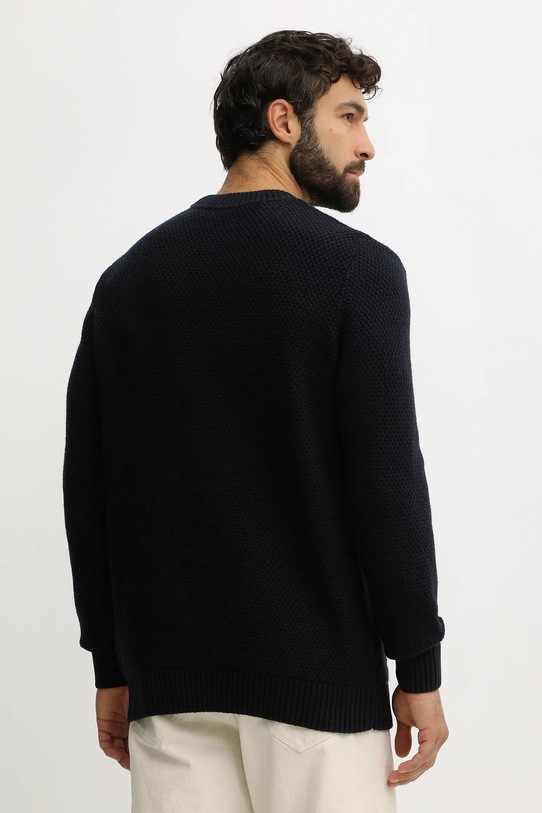 Одяг Вовняний светр Barbour MKN1605 темно-синій