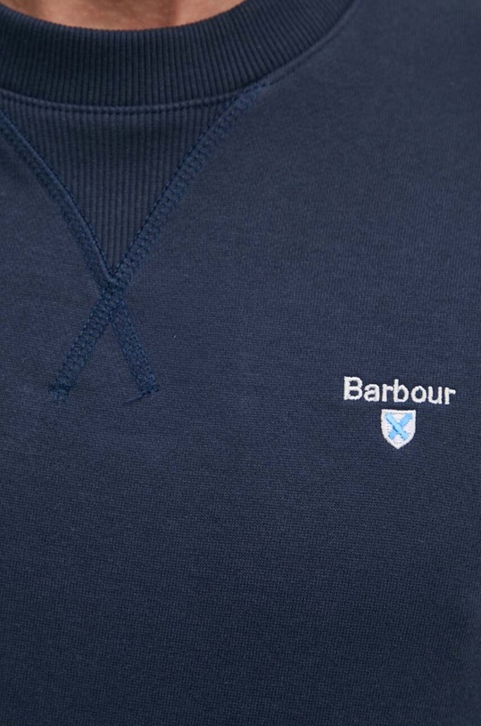 Barbour bluza bawełniana MOL0643 granatowy