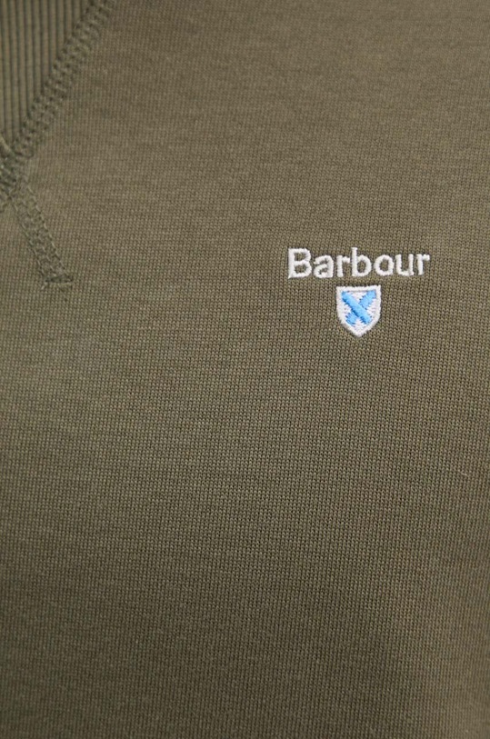 Barbour bluza bawełniana MOL0643 zielony