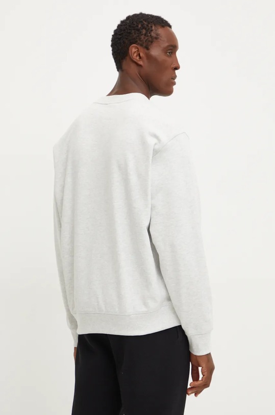 Odzież New Balance bluza bawełniana Athletics Premium Logo Crew MT41547AHH szary