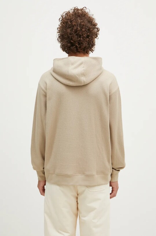 Abbigliamento New Balance felpa Waffle Knit Hoodie MT43519SOT beige