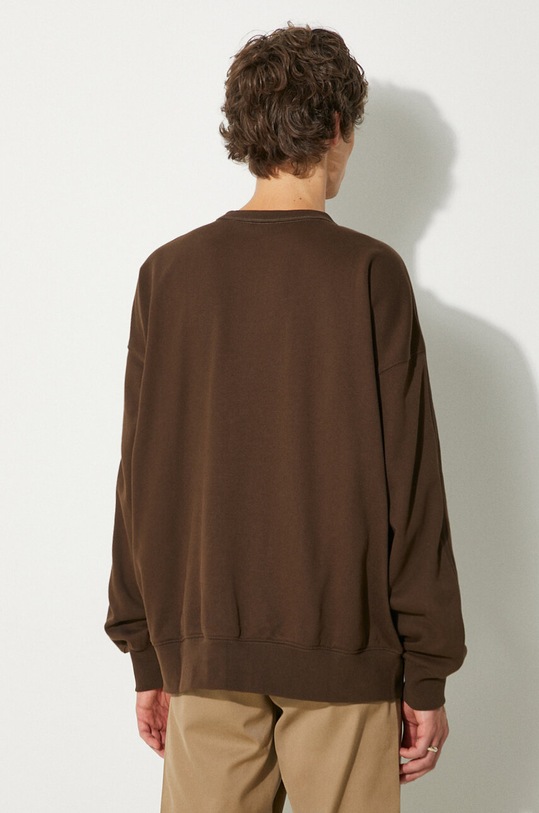 Abbigliamento Vans felpa in cotone Premium Classics LX Crew Fleece VN000GBW3N11 marrone