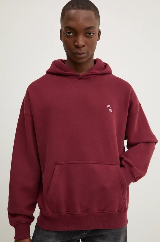 Abercrombie & Fitch felpa granata KI122.4259.530