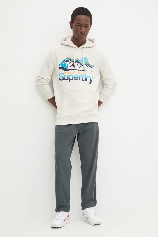 Mikina Superdry M2013708A.43D sivá AW24