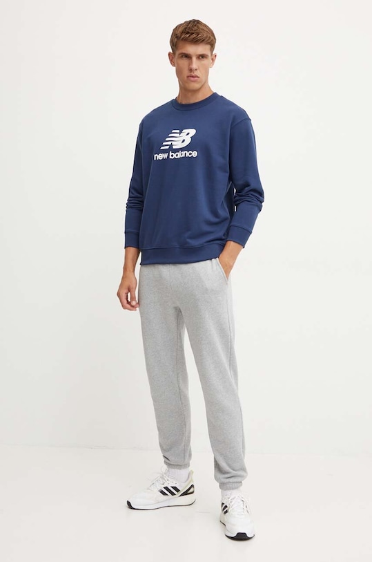 New Balance bluza MT41500NNY granatowy AW24