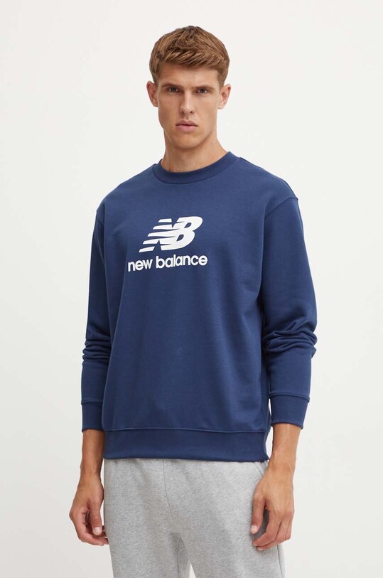 New Balance bluza bleumarin MT41500NNY
