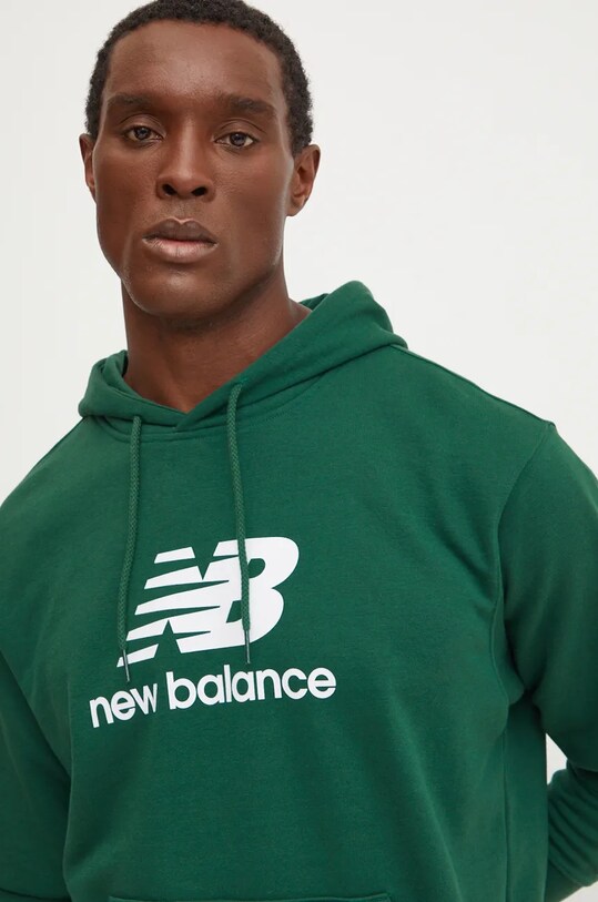 New Balance bluza verde MT41501NWG