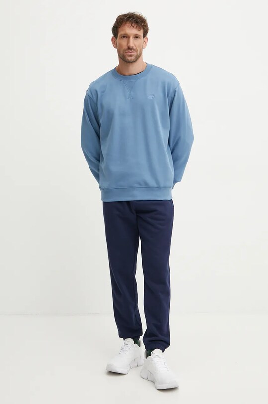 New Balance hanorac de bumbac MT41506HEB albastru AW24