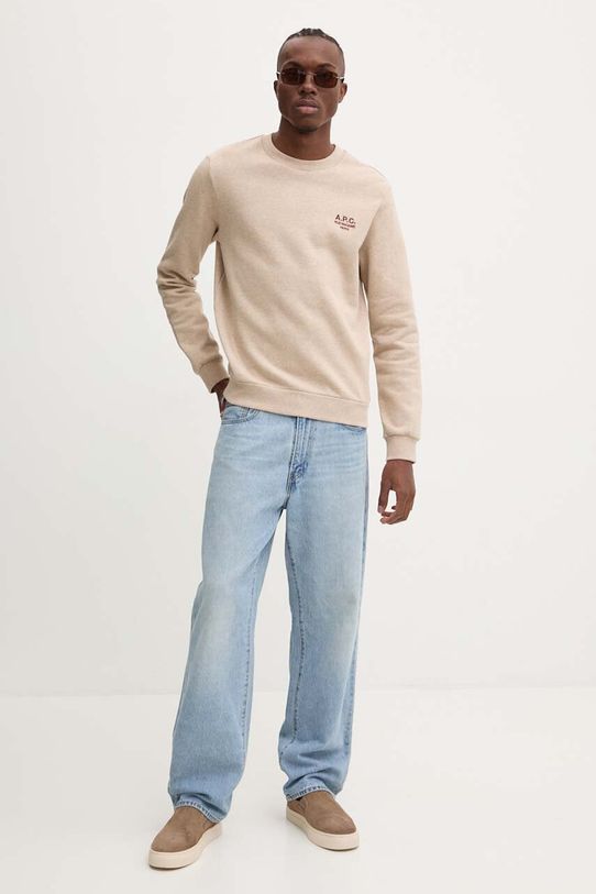 Mikina A.P.C. standard rue madame GOTS COHBV.M27913 béžová AW24