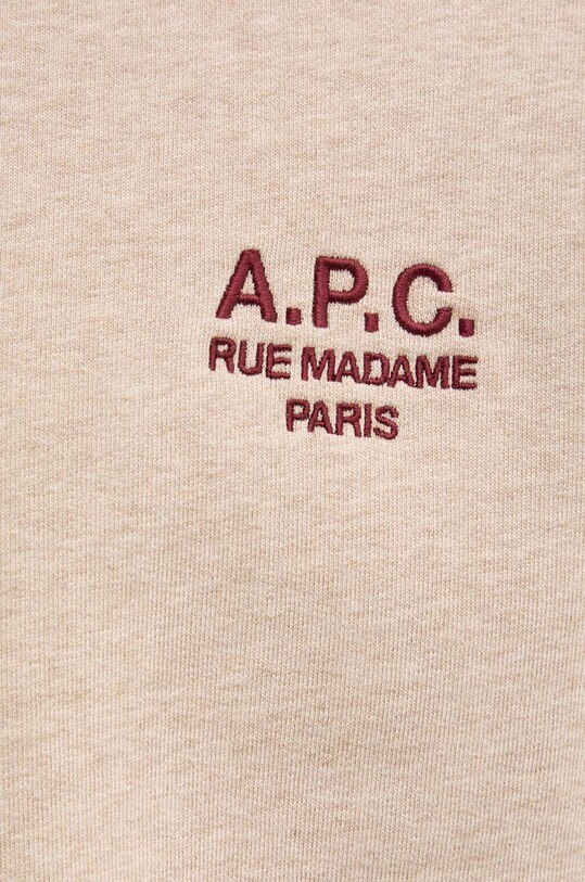 Mikina A.P.C. standard rue madame GOTS COHBV.M27913 béžová