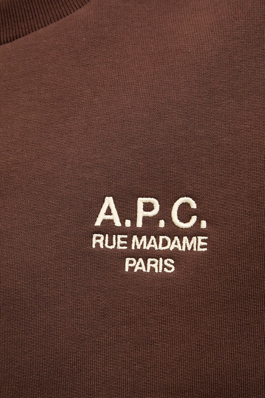 Dukserica A.P.C. standard rue madame GOTS COHBV.M27913 smeđa