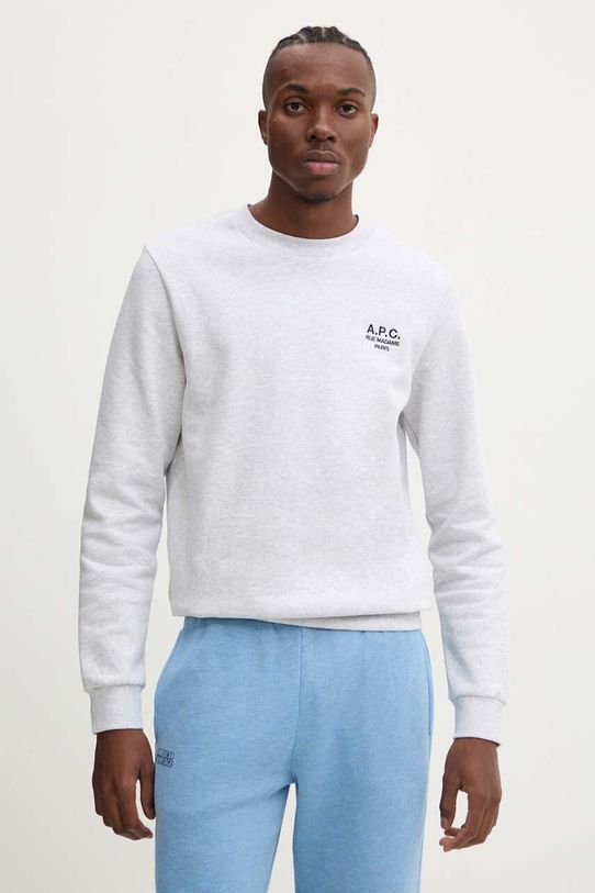 A.P.C. sweatshirt standard rue madame GOTS other gray COHBV.M27913