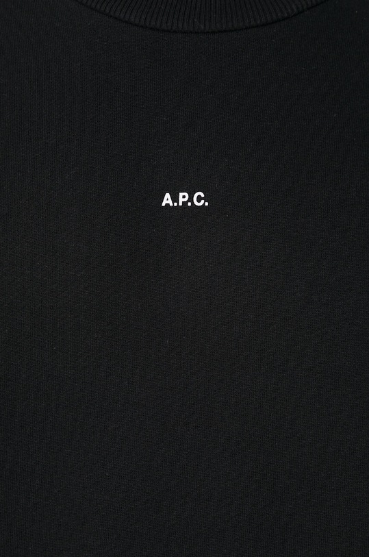 Хлопковая кофта A.P.C. sweat boxy micro logo GOTS COHBX.H27910