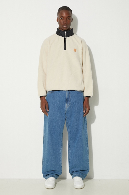 Поларен суичър A.P.C. sweat island PSAIF.M27845 бежов AW24