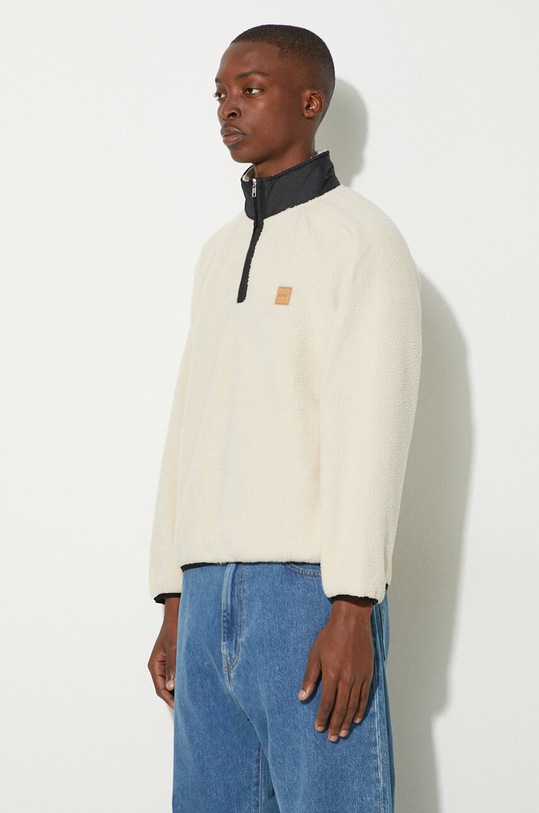 Поларен суичър A.P.C. sweat island бежов PSAIF.M27845