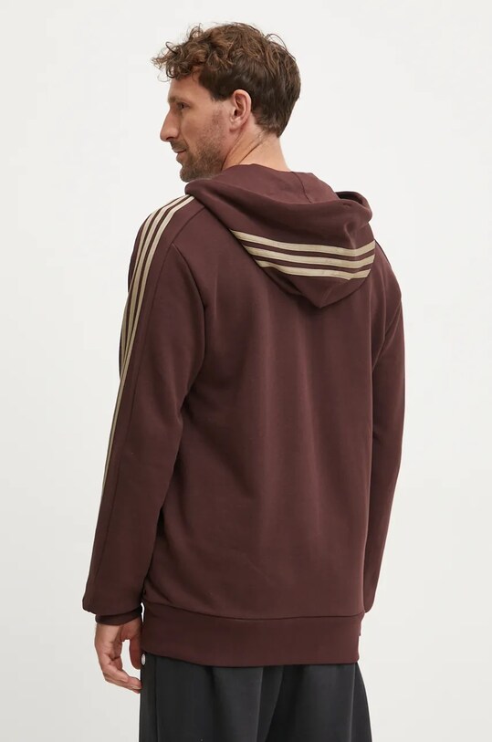 Îmbrăcăminte adidas hanorac de bumbac Essentials IX0175 maro