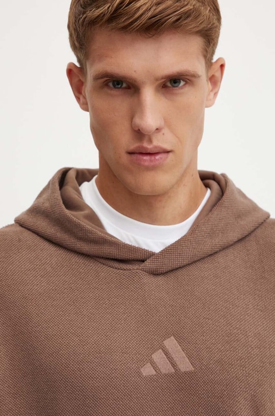 Μπλούζα adidas All SZN καφέ IY6578
