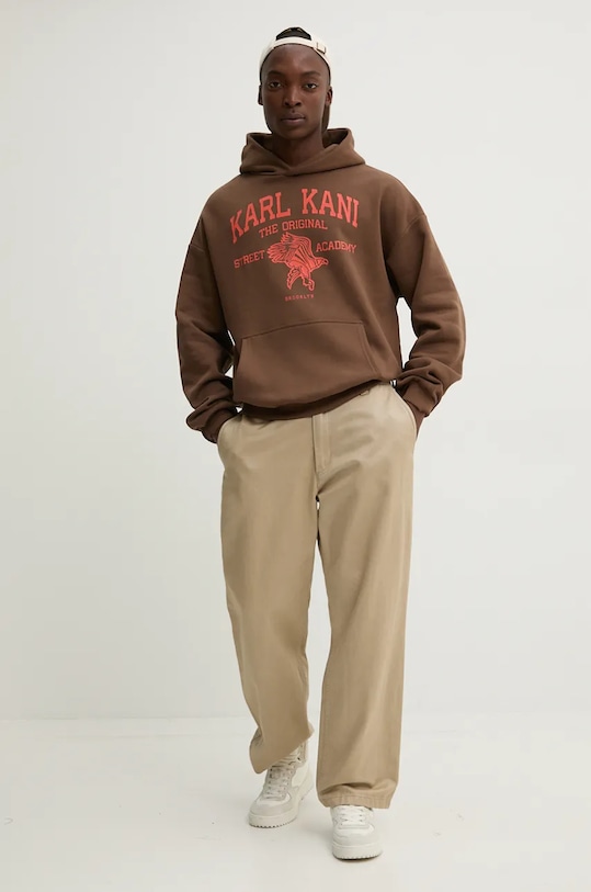Karl Kani bluza 60210105 brązowy AW24