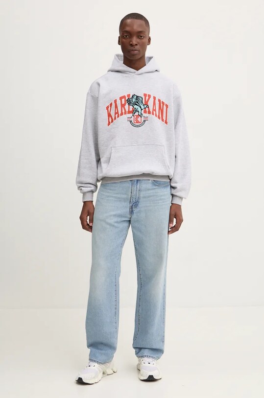 Кофта Karl Kani 60210116 сірий AW24