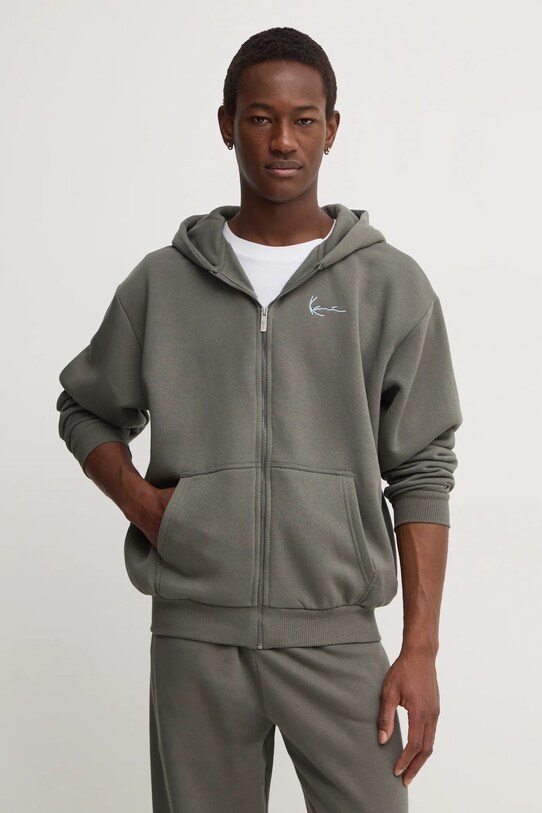 Mikina Karl Kani nášivka šedá 60220059