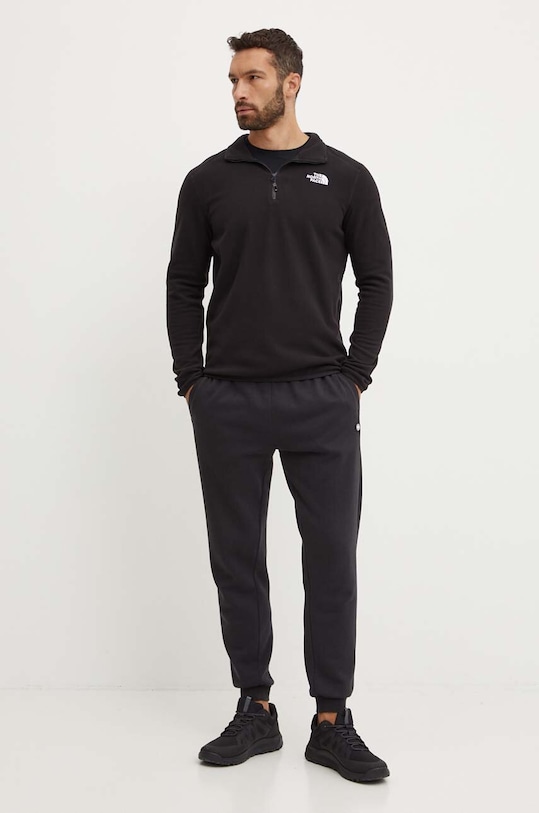 The North Face hanorac 100 Glacier NF0A855W4H01 negru SS25