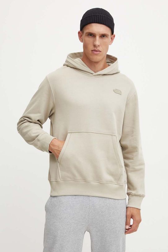 The North Face bluza bawełniana Natural Dye Hoodie nadruk beżowy NF0A89CV9OX1