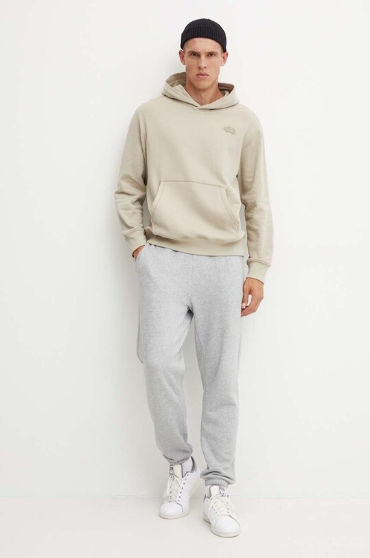 The North Face hanorac de bumbac Natural Dye Hoodie NF0A89CV9OX1 bej AW24