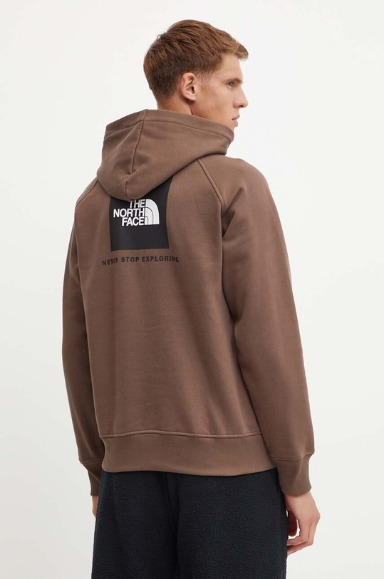 Odzież The North Face bluza Raglan Redbox Hoodie NF0A89F91OI1 brązowy