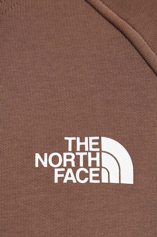 The North Face bluza Raglan Redbox Crew NF0A89FA1OI1 brązowy