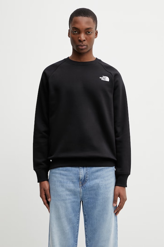 The North Face sweatshirt Raglan Redbox Crew other black NF0A89FAJK31