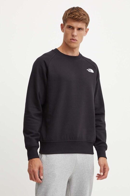 Îmbrăcăminte The North Face bluza Raglan Redbox Crew NF0A89FAJK31 negru