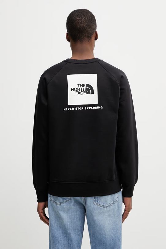 Clothing The North Face sweatshirt Raglan Redbox Crew NF0A89FAJK31 black