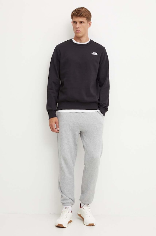 The North Face sweatshirt Simple Dome Crew NF0A89FBJK31 black SS25