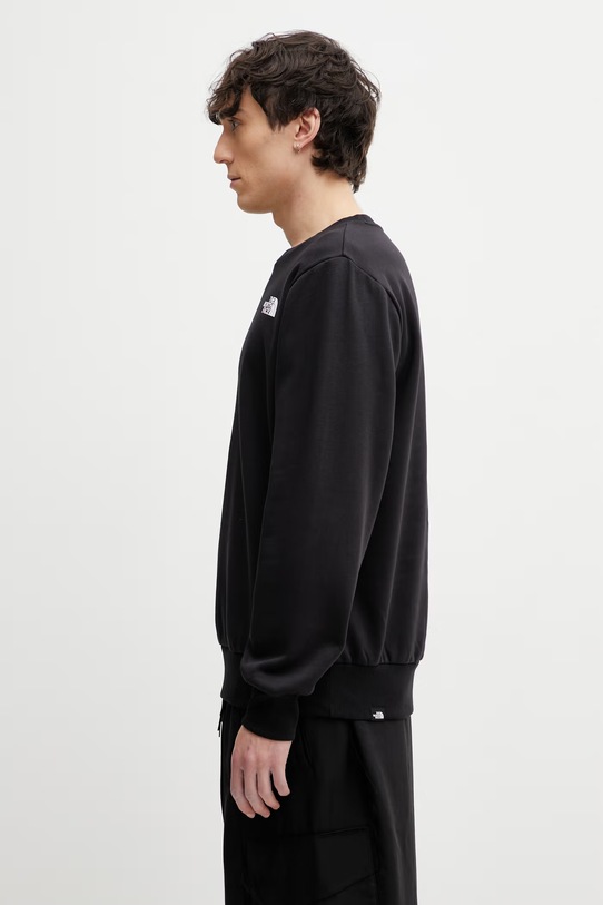 Μπλούζα The North Face Simple Dome Crew NF0A89FBJK31 μαύρο SS25