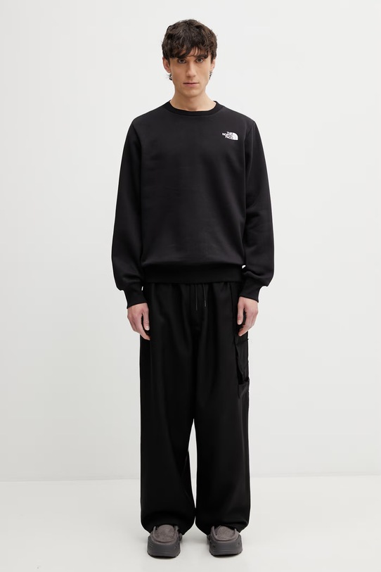 Μπλούζα The North Face Simple Dome Crew NF0A89FBJK31 μαύρο