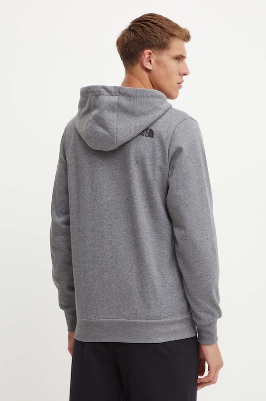 Clothing The North Face sweatshirt Simple Dome Full Zip Hoodie NF0A89FDDYY1 gray