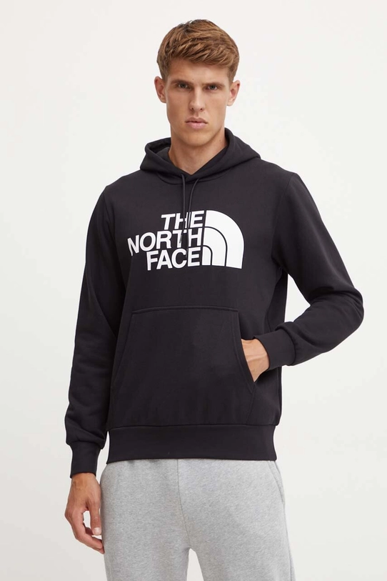 The North Face bluza Easy Hoodie print negru NF0A89FFJK31