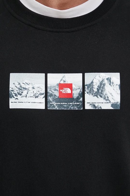 The North Face bluza bawełniana Crew Expedition System NF0A89DDJK31 czarny