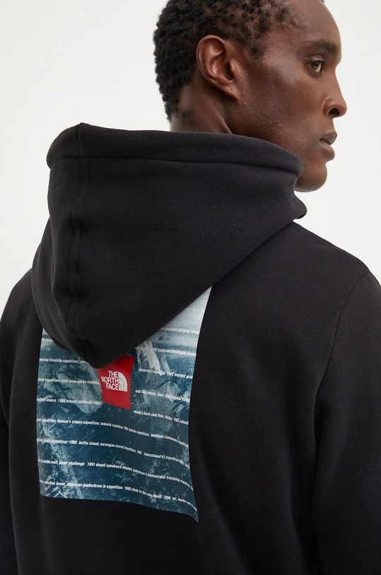 Bavlněná mikina The North Face Hoodie Expedition System černá NF0A89DEJK31