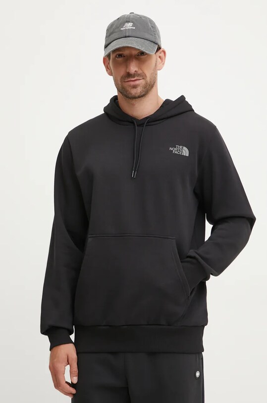 The North Face felpa Hood Logo con nero NF0A89EJJK31