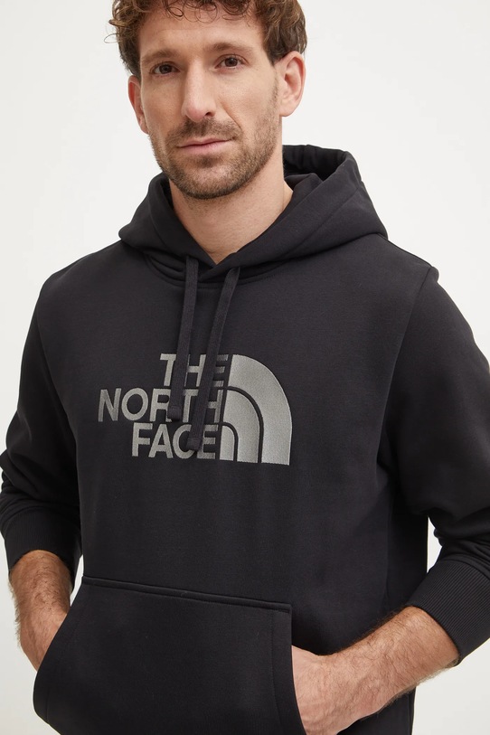 The North Face bluză Drew Peak negru NF0A89EMJK31