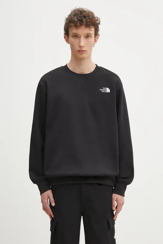The North Face sweatshirt Essential Crew other black NF0A89ETJK31
