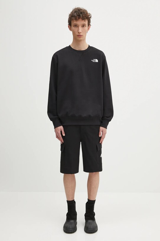 Mikina The North Face Essential Crew NF0A89ETJK31 čierna