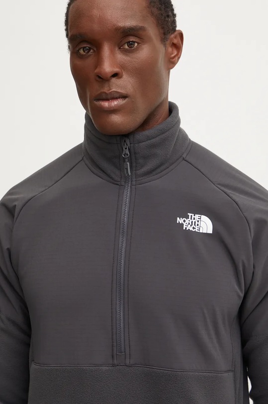 Sportovní mikina The North Face Glacier Heavyweight šedá NF0A89JH03B1