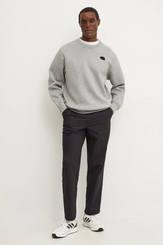 Суичър The North Face Crew Neck Sweatshirt NF0A8AMAEC41 сив AW24