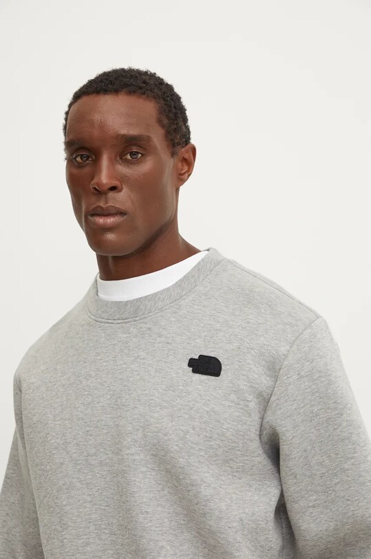 The North Face bluza Crew Neck Sweatshirt gri NF0A8AMAEC41