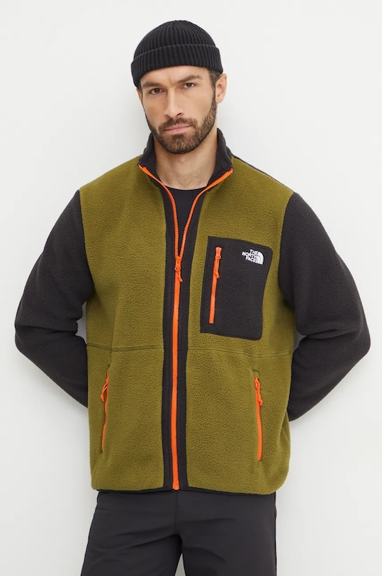 Sportovní mikina The North Face Yumiori bez kapuce zelená NF0A883R8ZI1