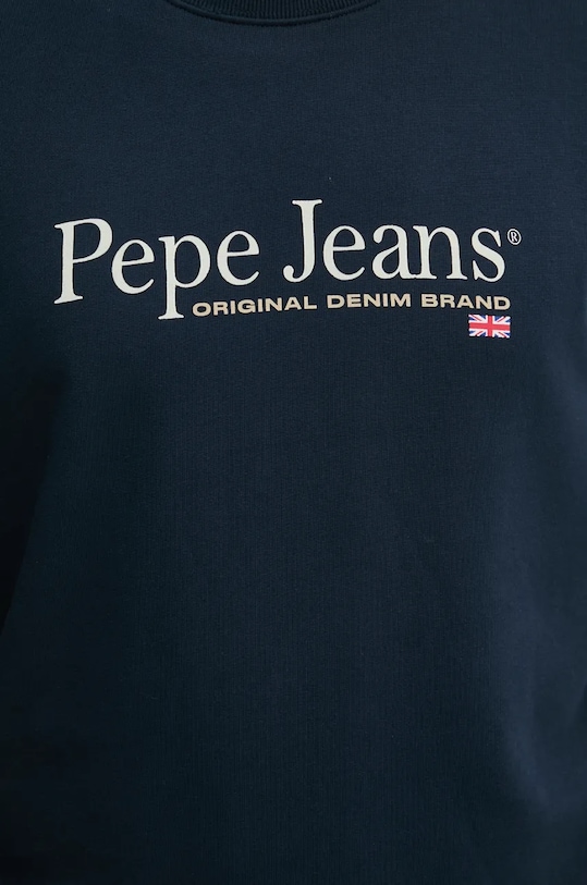 Бавовняна кофта Pepe Jeans SEAN PM582699 темно-синій