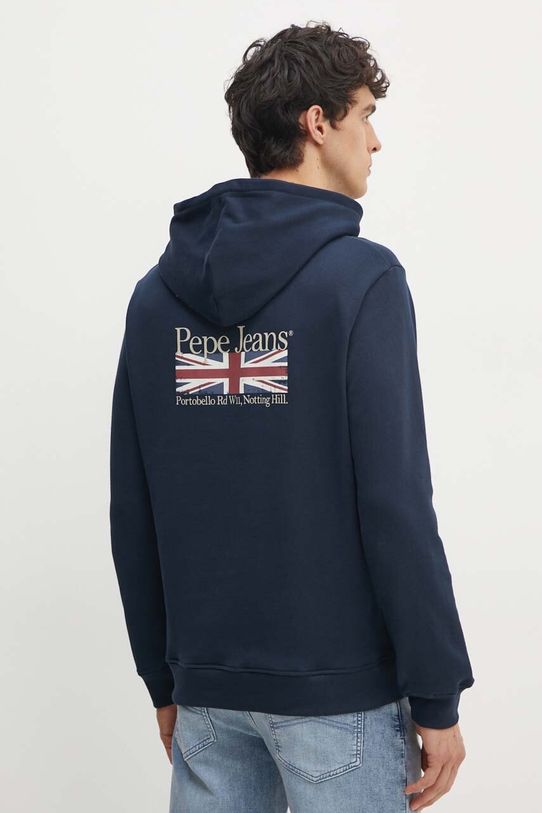 Pamučna dukserica Pepe Jeans SEDRIC P pamuk mornarsko plava PM582710