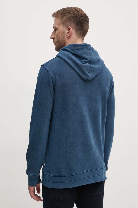 Одежда Хлопковая кофта Pepe Jeans SILVERTON HOODIE PM582713 тёмно-синий